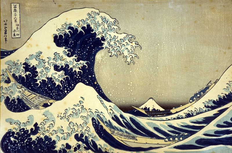 vague kanagawa hokusai